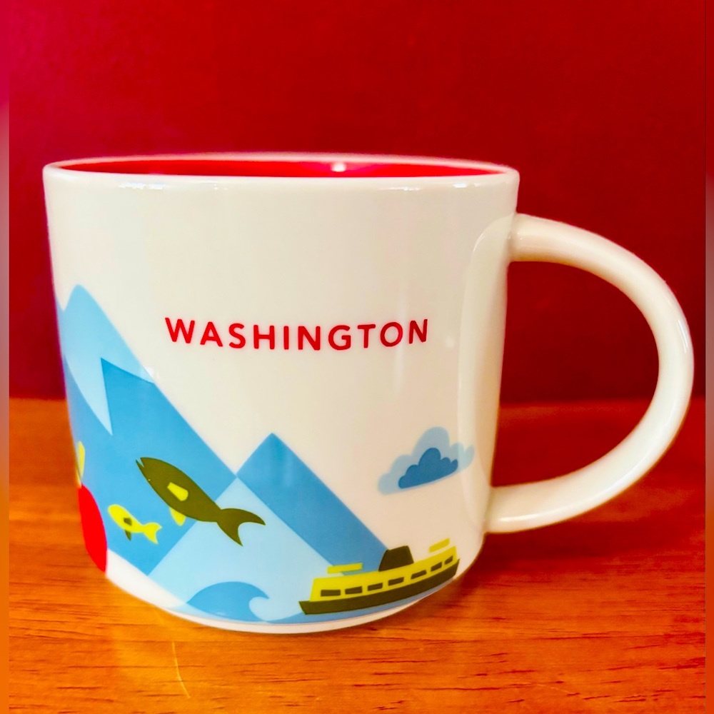 Starbucks You Are Here 2015 Washington State Mug Cup collectible 14 ounce